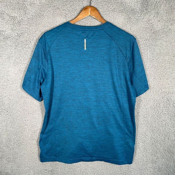 REI Co-op Active Pursuits Short Sleeve Shirt Men's Large Blue Performance - Picture 9 of 10